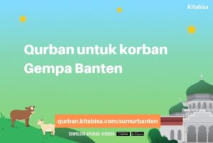Qurban untuk Korban Gempa Banten